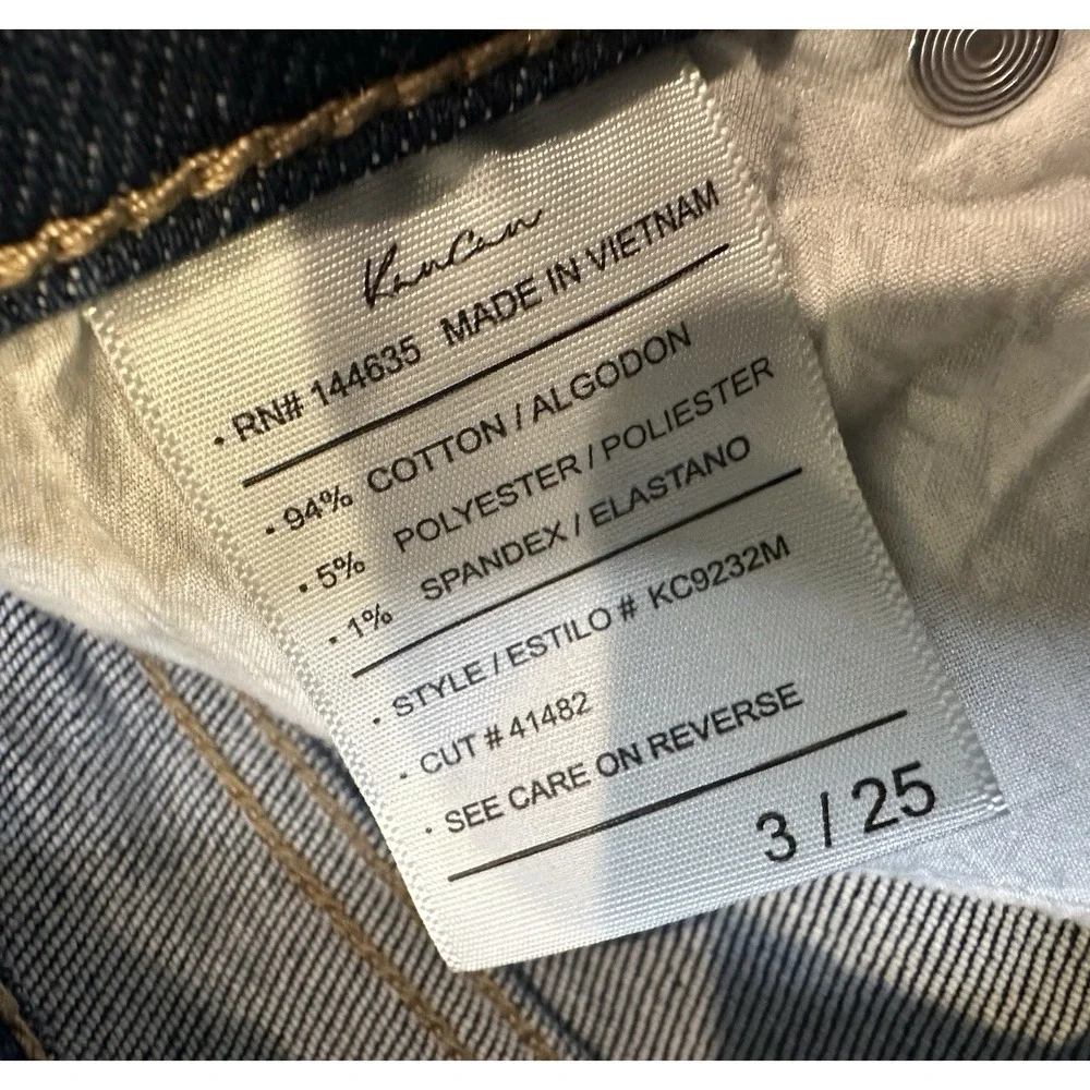 Kancan High Rise Distressed Skinny‎ Jeans Medium Wash KC9232M Blue Women's 3/25